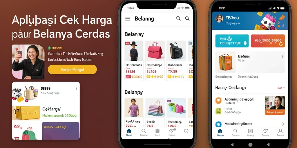 Antarmuka FB333 yang user-friendly saat mengecek harga.