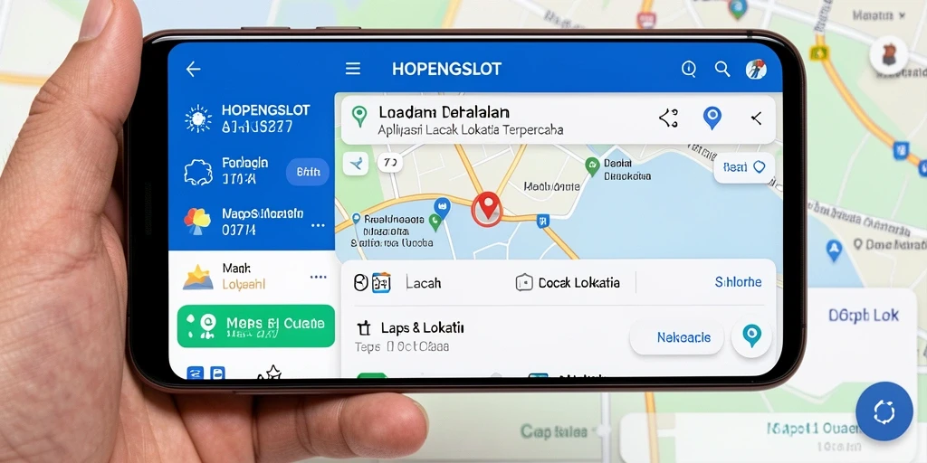 Tampilan antarmuka HOPENGSLOT yang modern untuk lacak lokasi.