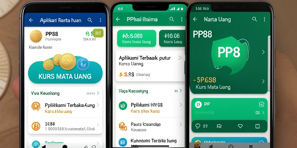 Tampilan antarmuka pengguna PP88 yang sederhana dan fungsional.