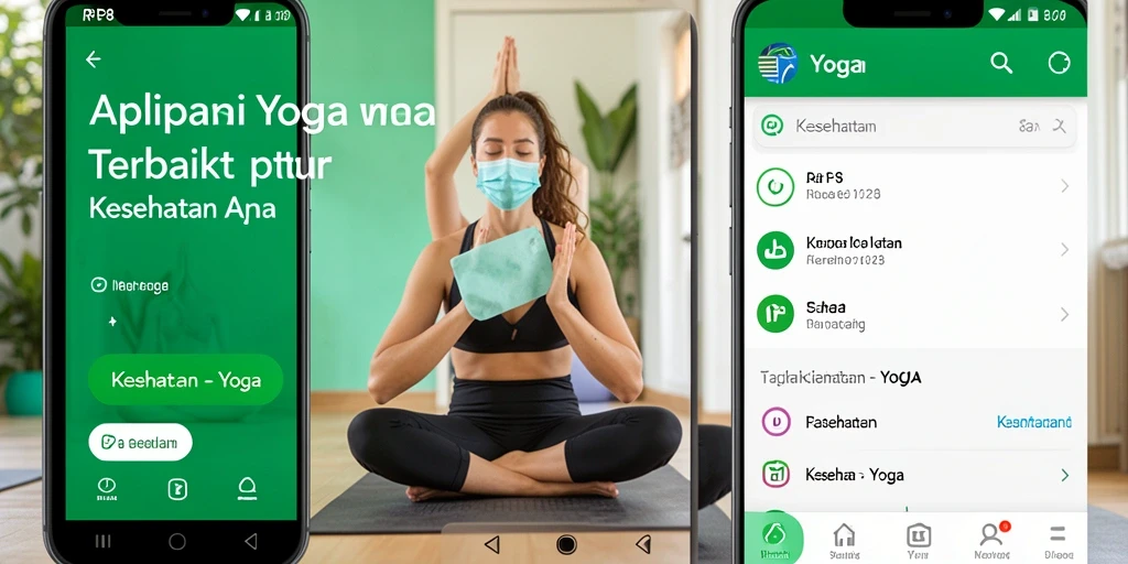 Tampilan utama RP8 dengan fitur-fitur Yoga yang menarik.