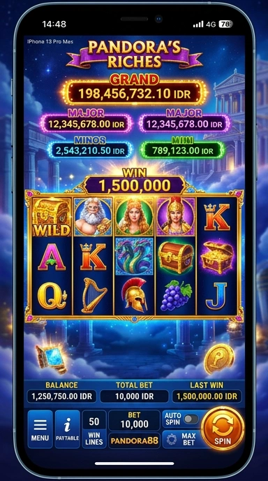 pandora88 tampilan beranda